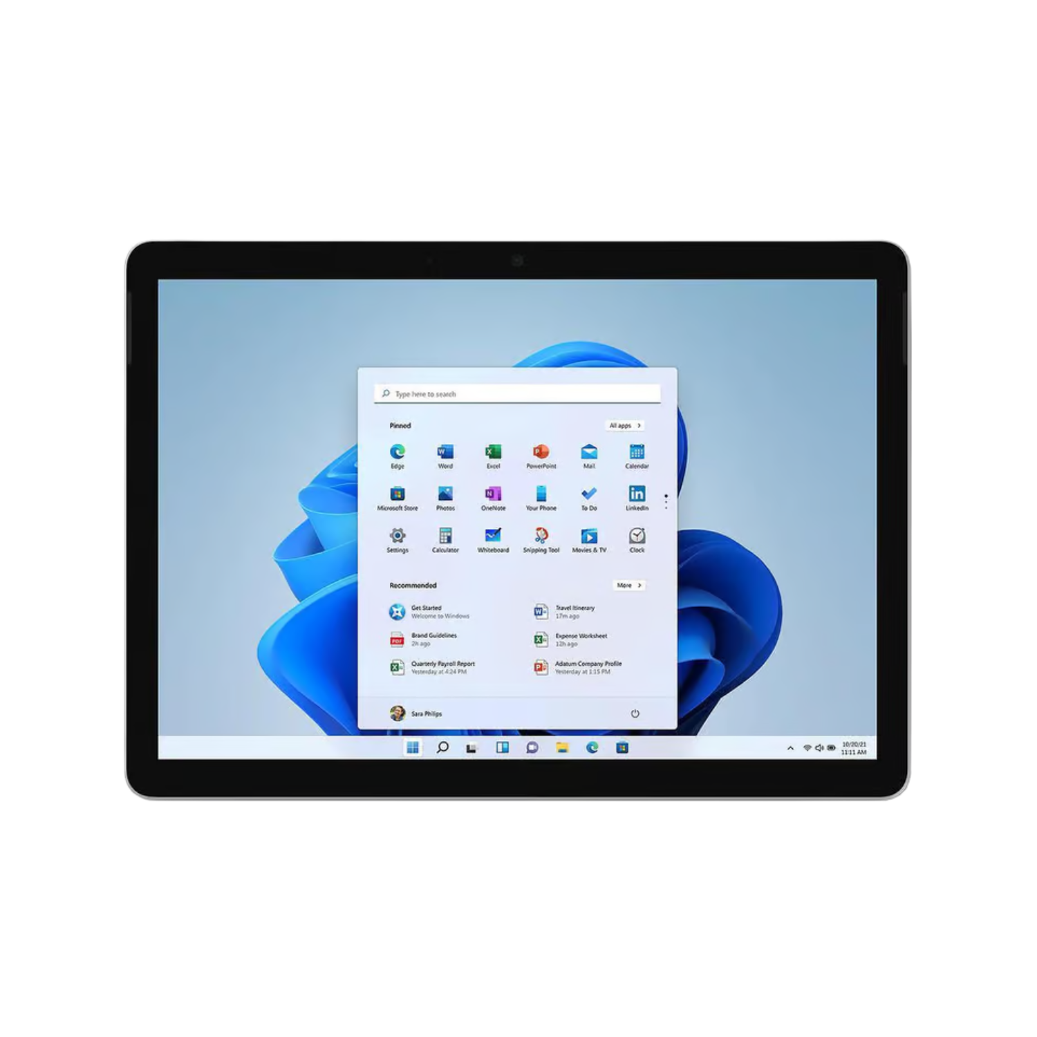 Réparation de Surface Go 3 – Interface Windows visible, prise en charge par iTelier à Lyon avec garantie 1 an